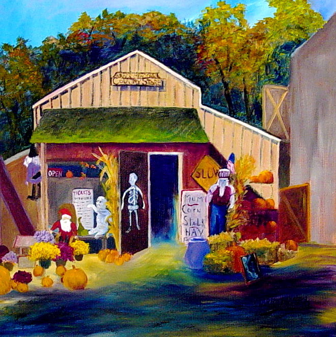 Country Store in Autumn