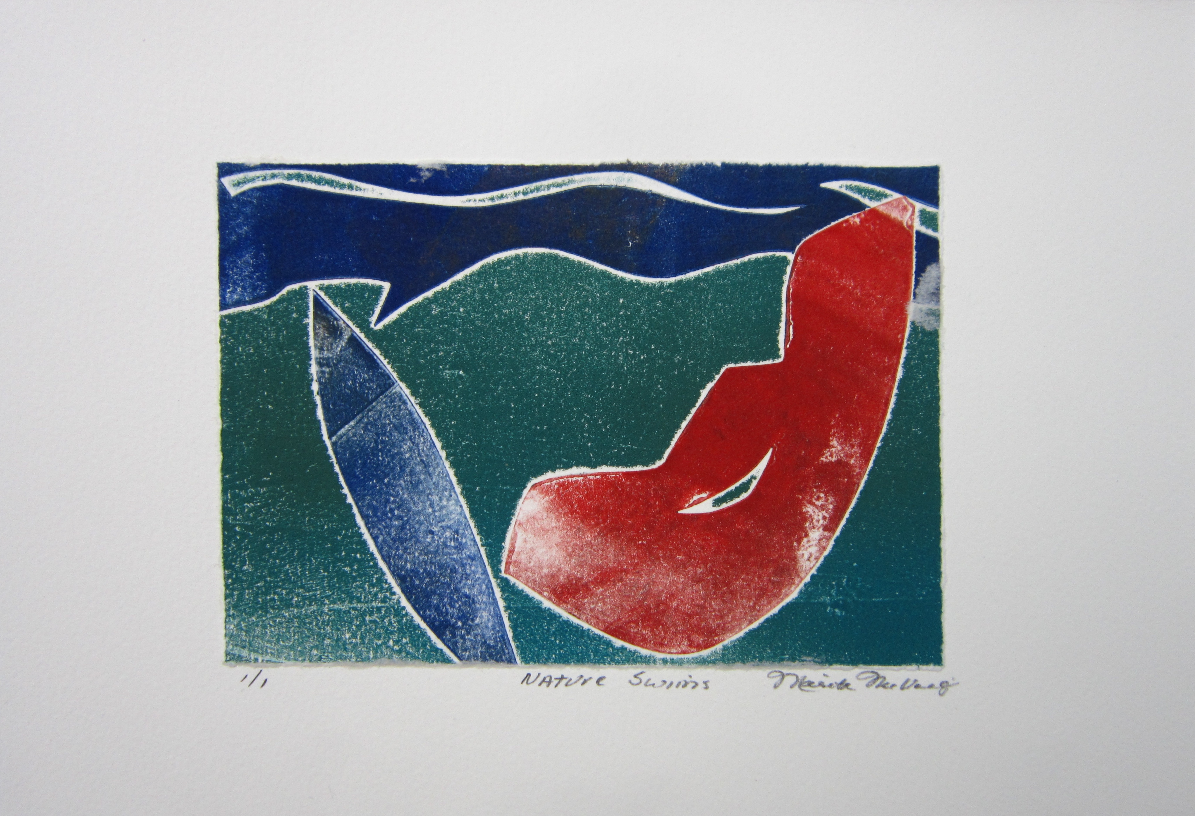 Nature Swims - Monotype