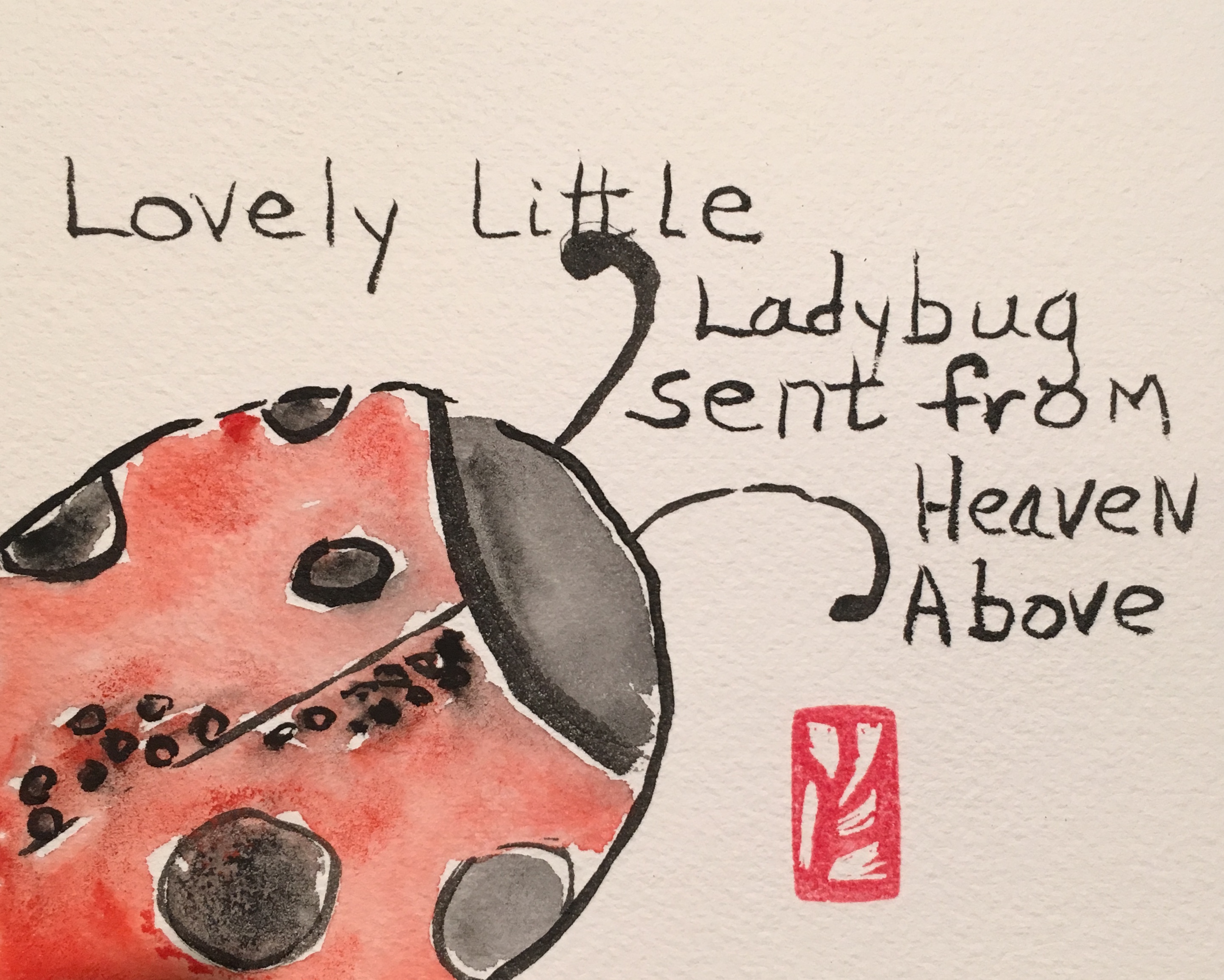 Ladybug Etegami