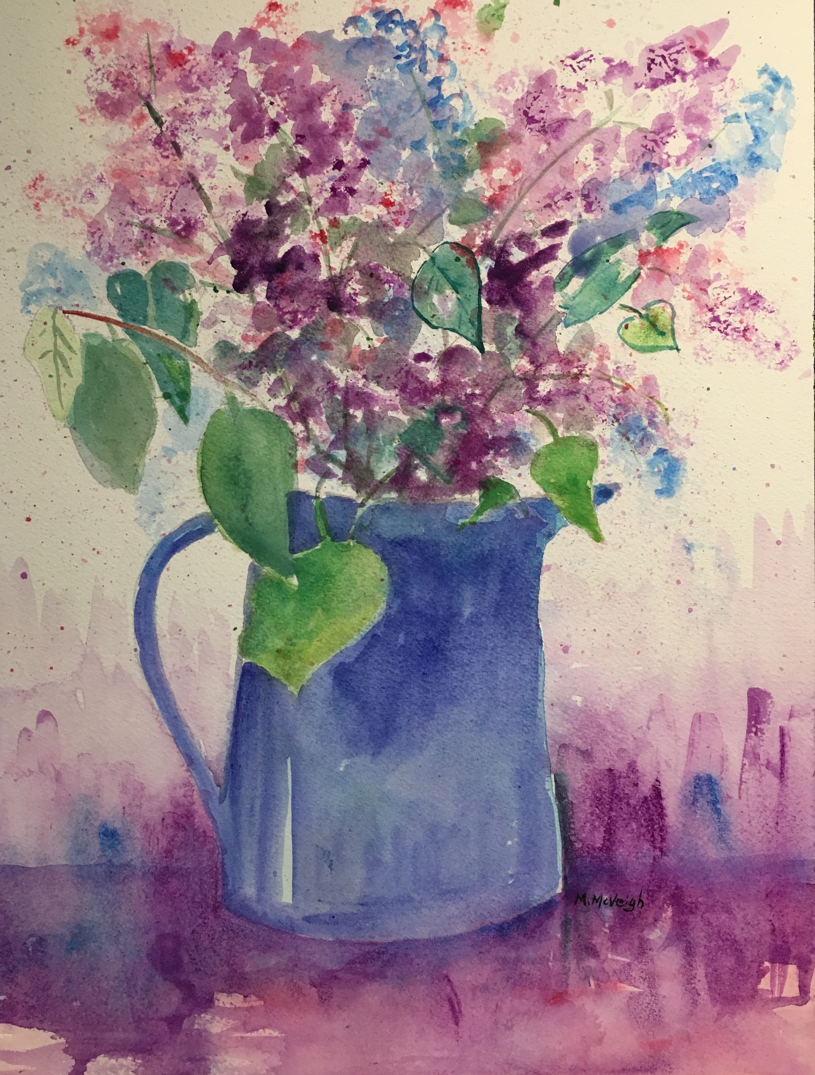 Lilacs-Watercolor